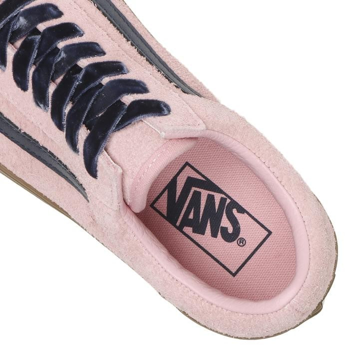 VN000E9TBIZ Vans Old Skool Hairy Suede Pink Navy (Men's)