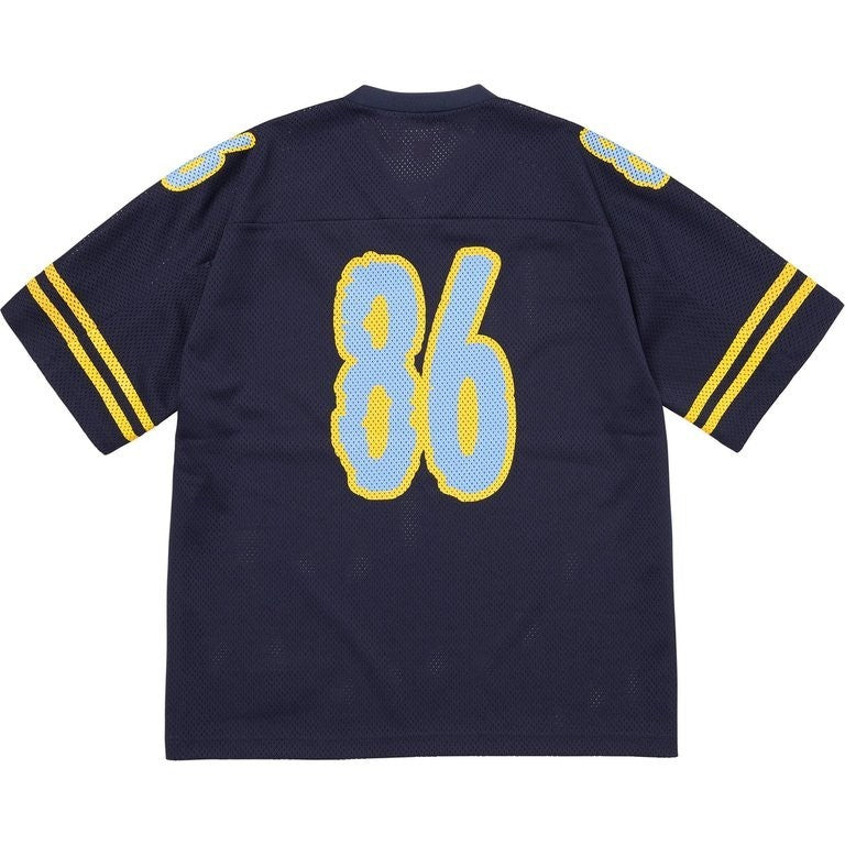 Supreme Reflective Football Jersey Navy