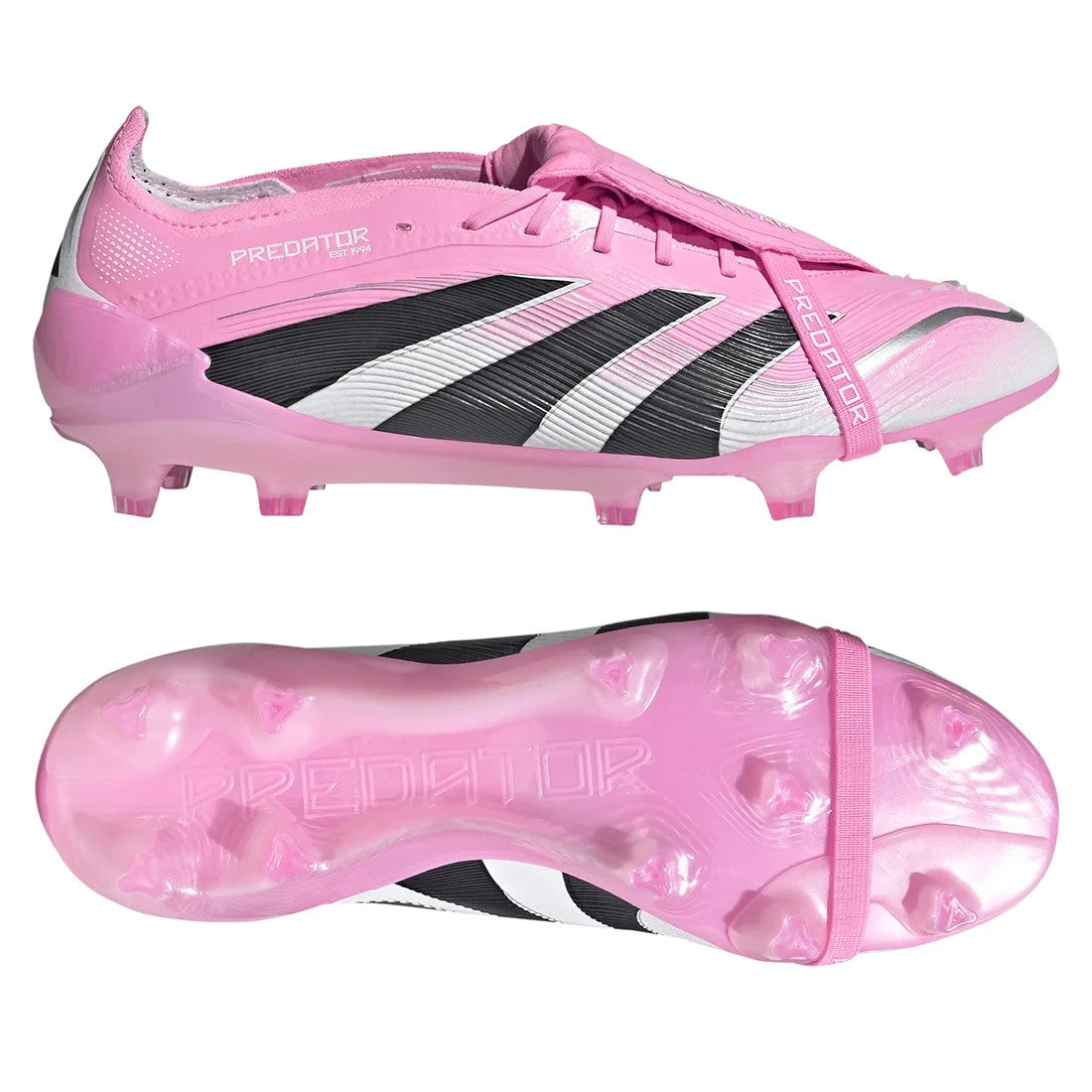 JI1094 adidas Predator Elite Fold-Over Tongue FG Beam Pink Core Black (Men's)