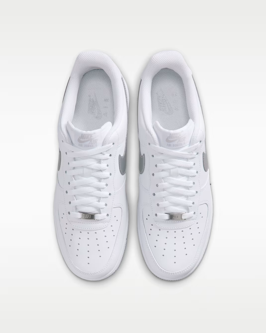 FJ4146-134 Nike Air Force 1 Low '07 "White/Metallic Silver" (Men's)