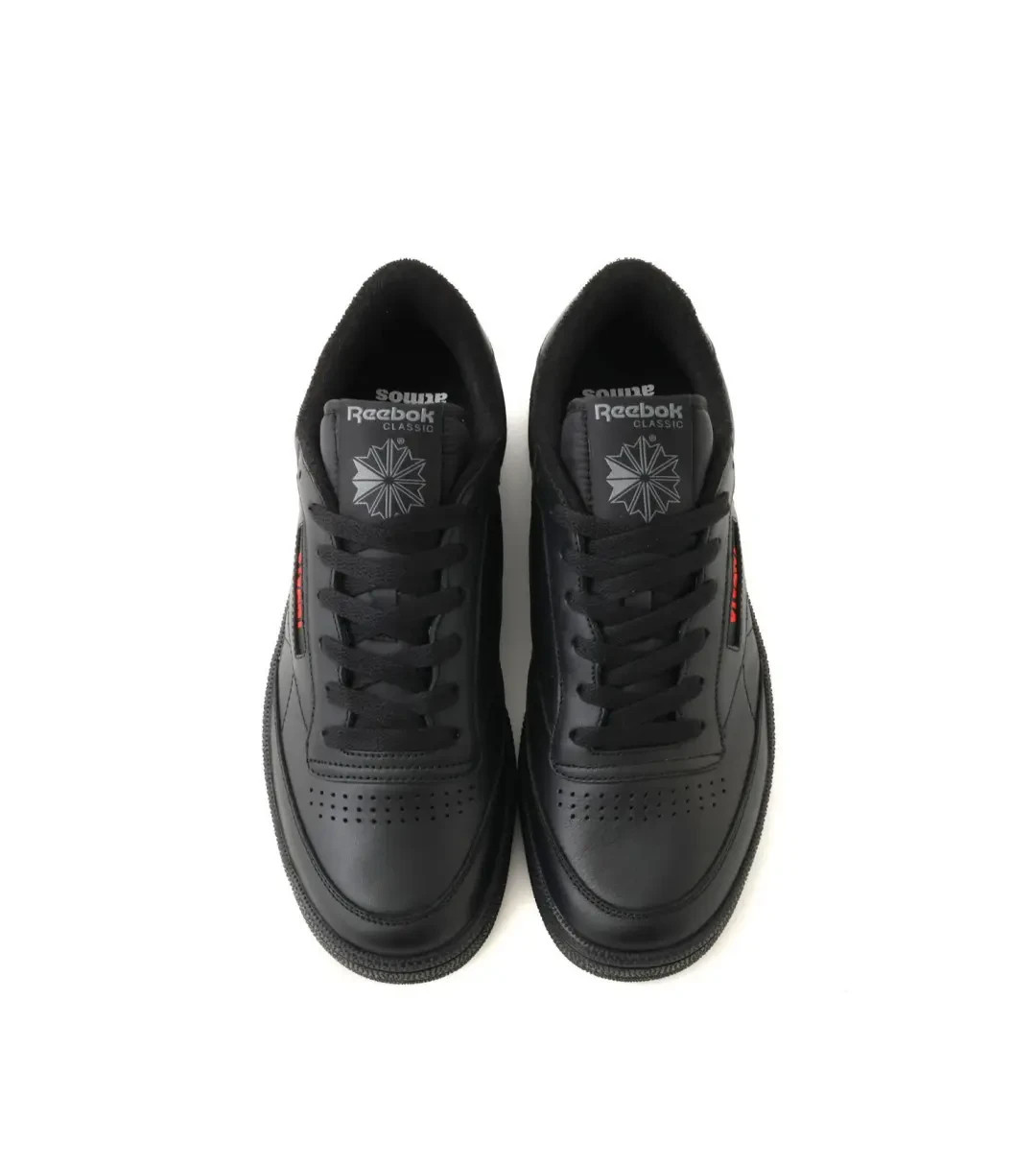 RB00185 VIVANT x atmos x Reebok Club C "Black/Red" (Men's)