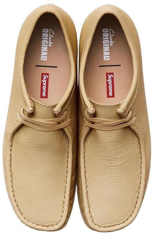 SNDN-SNKR-10276 Supreme Ã Clarks Reflective Wallabee Natural (Men's)