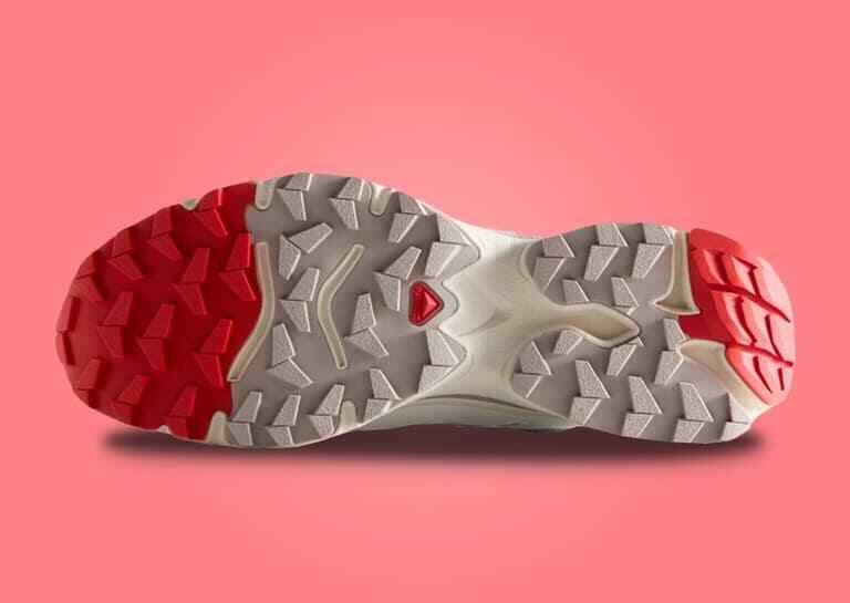 L47771800 KITH Salomon XT-4K Bright White Ashes of Roses Fiery Red (Men's)