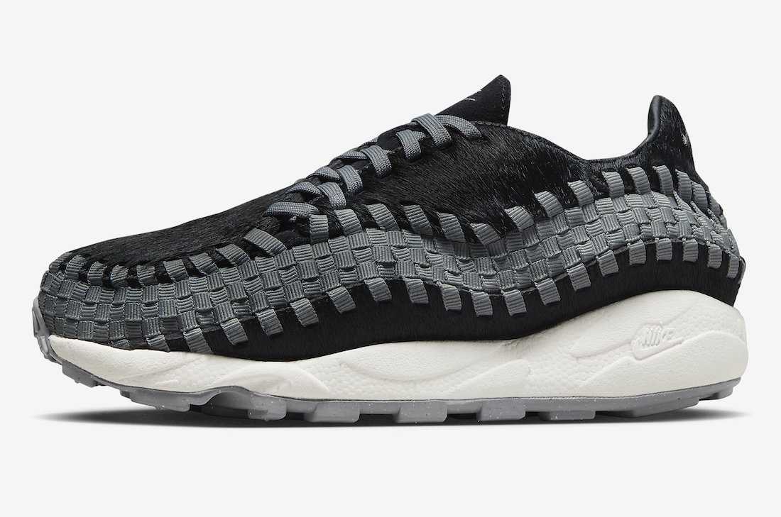 FB1959-001 Nike Air Footscape Woven Black and Smoke Grey (Women's)