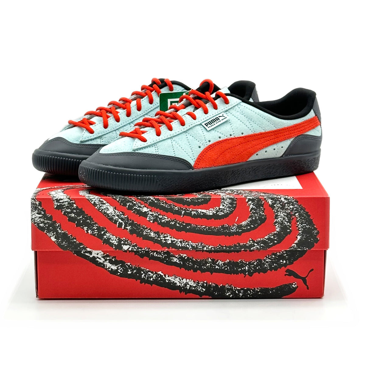 390450-01 P.A.M. Perks And Mini PUMA Clyde Rubber Light Aqua Warm Earth (Men's)