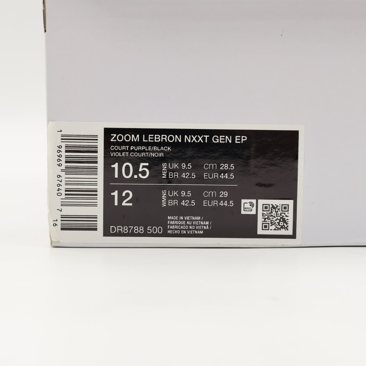 DR8788-500 Nike LeBron NXXT Gen Lakers (Men's)