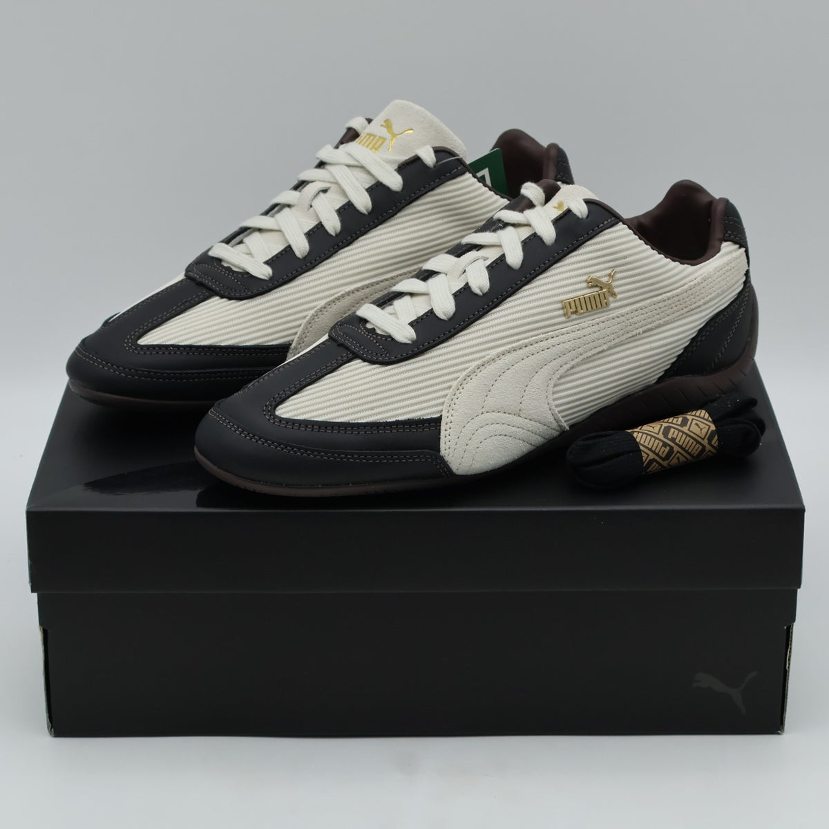 403660-01 Puma Speedcat Textile Puma Black Warm White (Men's)