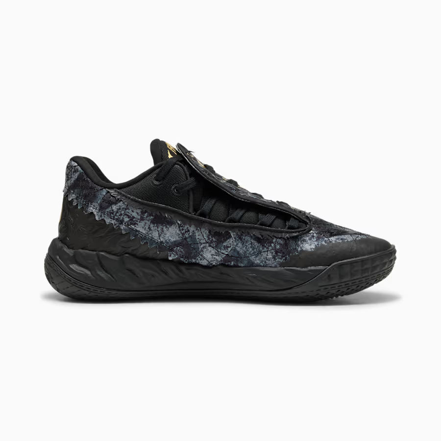 313266-04 Puma MB05 Lo Team Bank "Moody Grey/Black" (Men's)