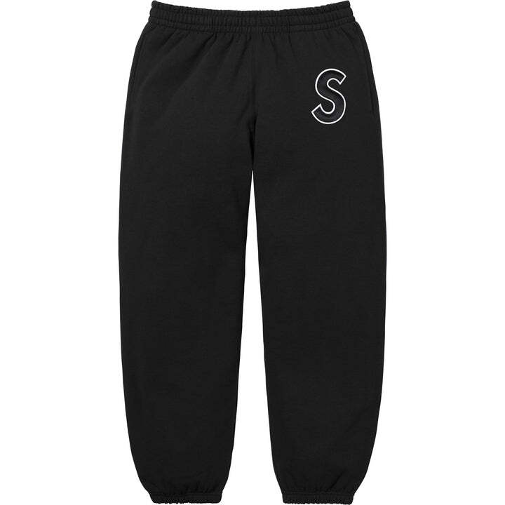 Supreme S Logo Sweatpant Black