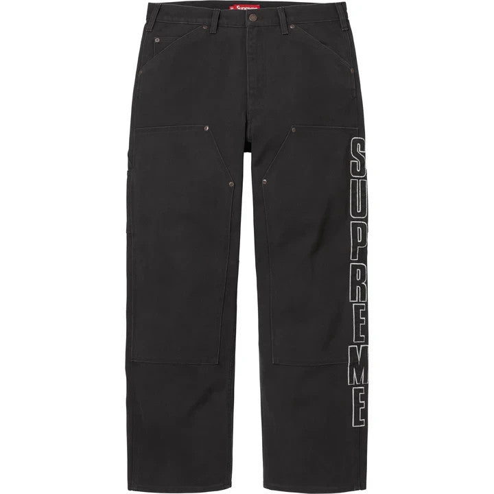 Supreme Reflective Double Knee Pant Black