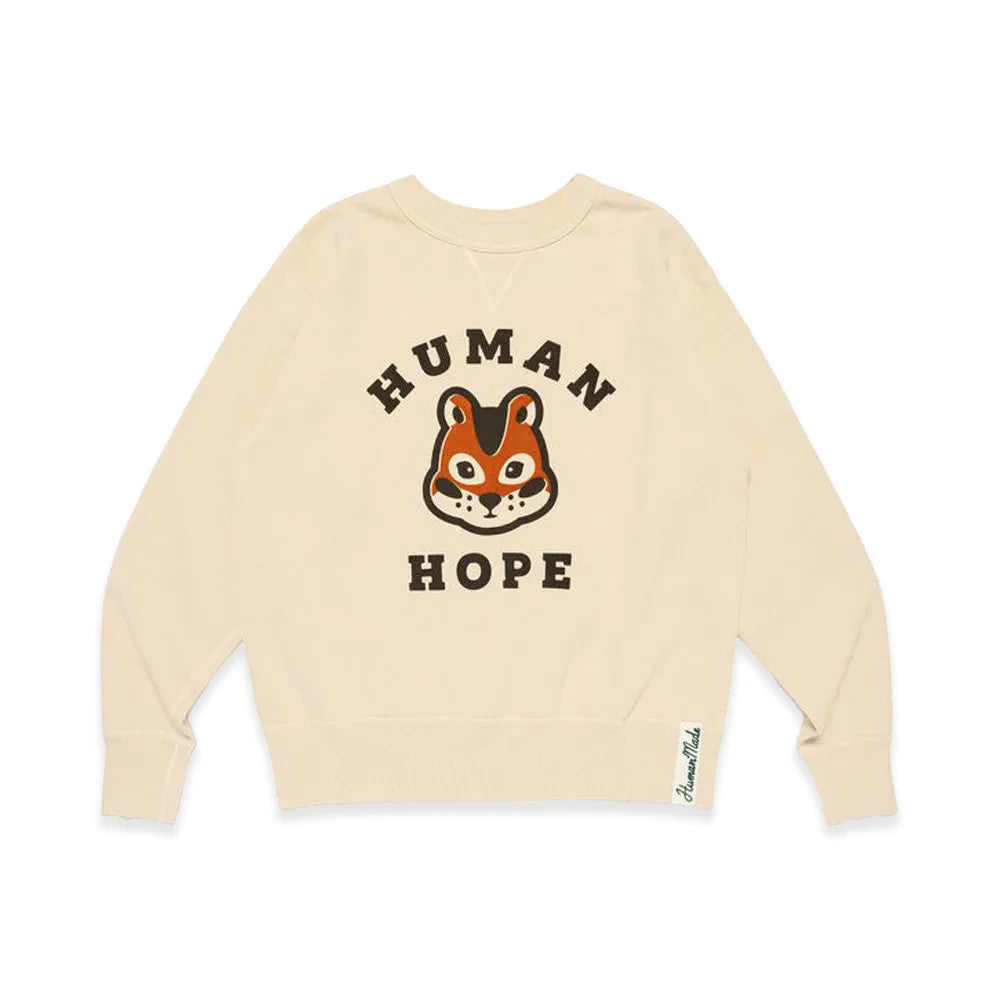 HUMAN MADE x j-hope of BTS HUMAN HOPE Tsuriami Sweatshirt White