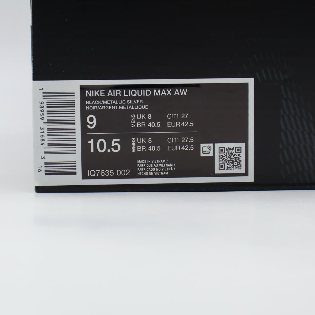 IQ7635-002 Nike Air Liquid Max "Black/Light Army" (Men's)