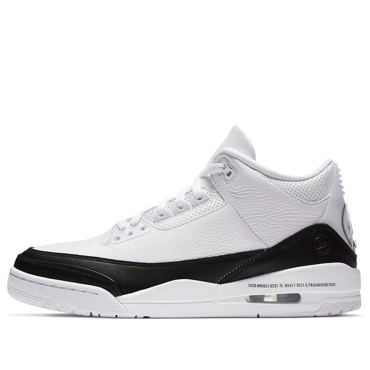 DA3595-100 Fragment Ã Nike Air Jordan 3 "White/Black" (Men's)