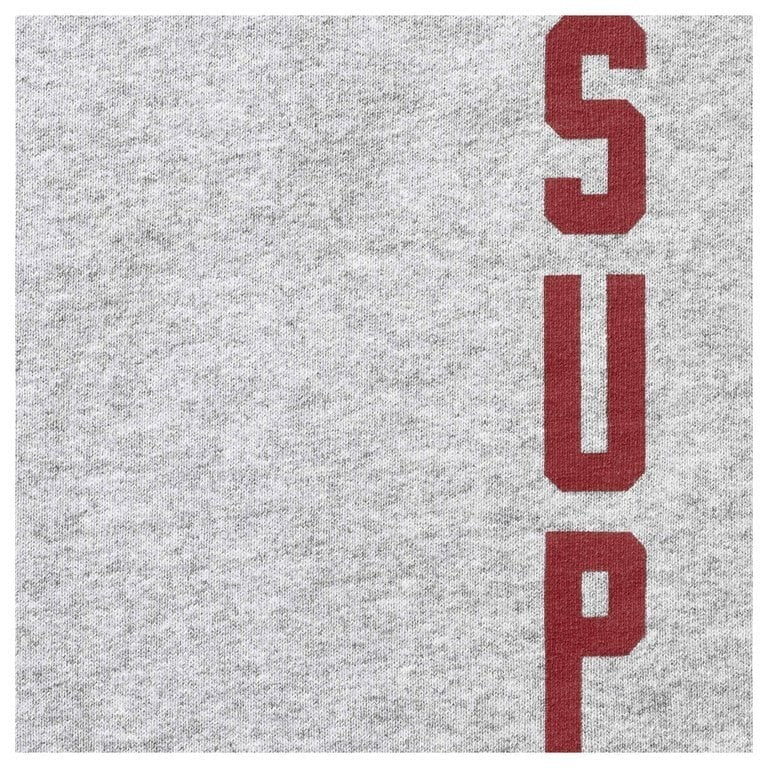 Supreme Washed Logo Sweatpant Heather Grey