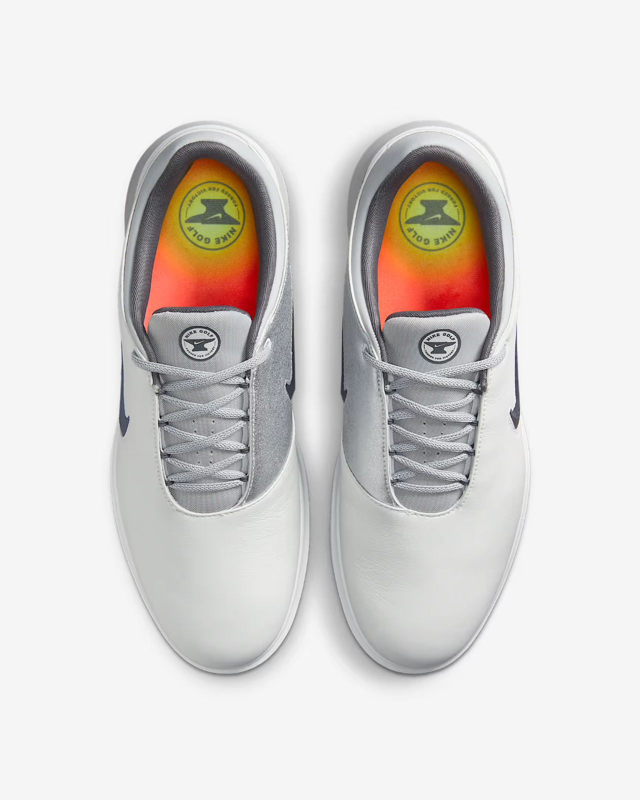 HV4169-100 Nike Victory Tour 4 Summit White Metallic Silver Iron Grey  (Men's)