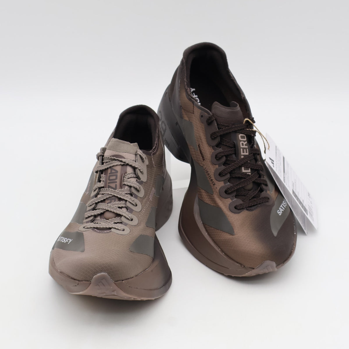 KH8442 Satisfy adidas Adizero Adios Pro 4 Brown Aurora Coffee (Men's)
