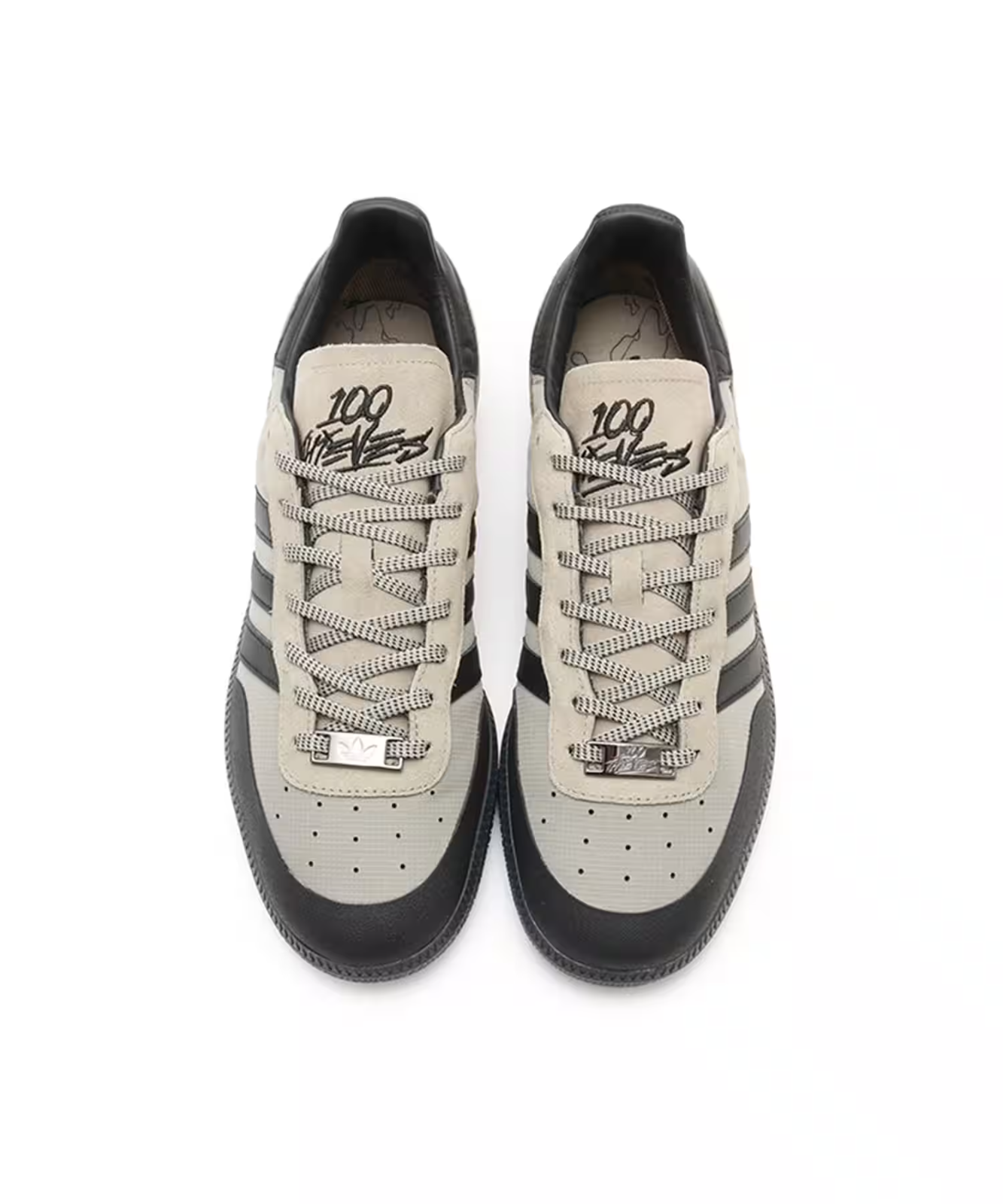 JR5536 100 Thieves adidas Originals Palos Hills Silver Pebble Core Black (Men's)