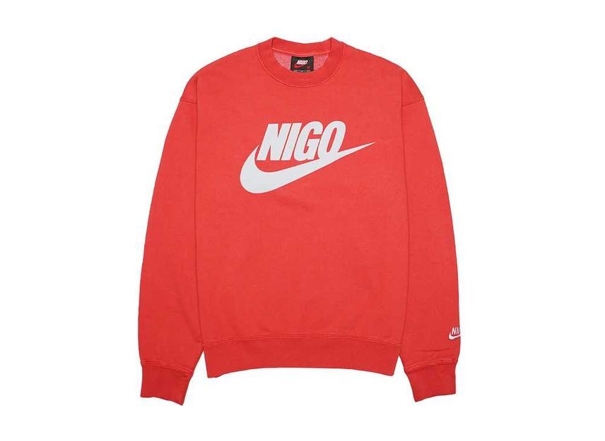 NIGO Nike NRG Crew Fleece Redï¼NIGOï¼