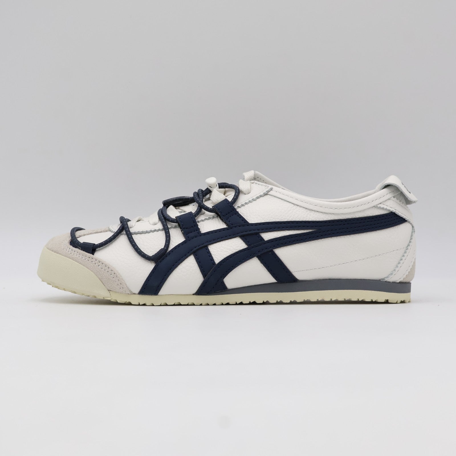 1183C577-100 Onitsuka Tiger Mexico 66 Viny Off White/Iron Navy (Men's)