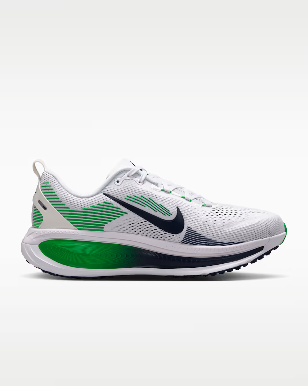 HM6803-115 Nike Vomero 18 "White/Green Spark" (Men's)