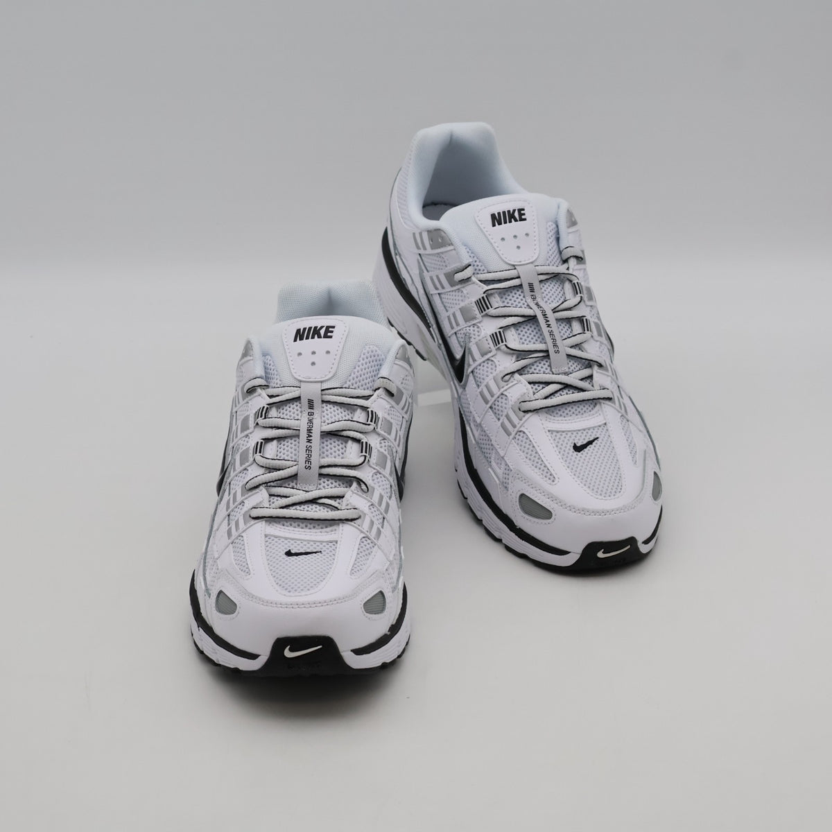 CD6404-107 Nike P-6000 White Metallic Silver Black Black (Men's)
