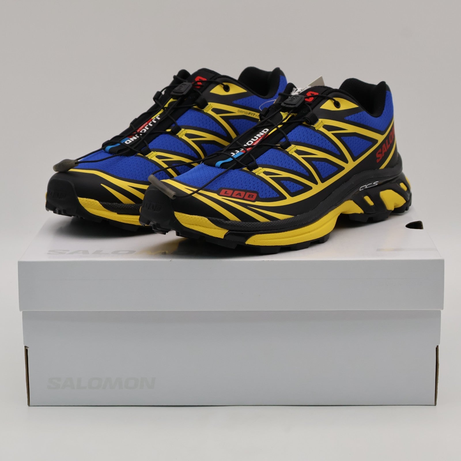 L49130400 JJJJound Salomon XT-6 Nautical Blue Lemon Black (Men's)