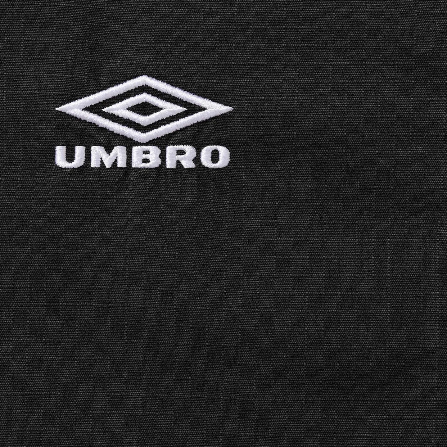 Supreme Umbro Cotton Ripstop Track Jacket (26SS) Black