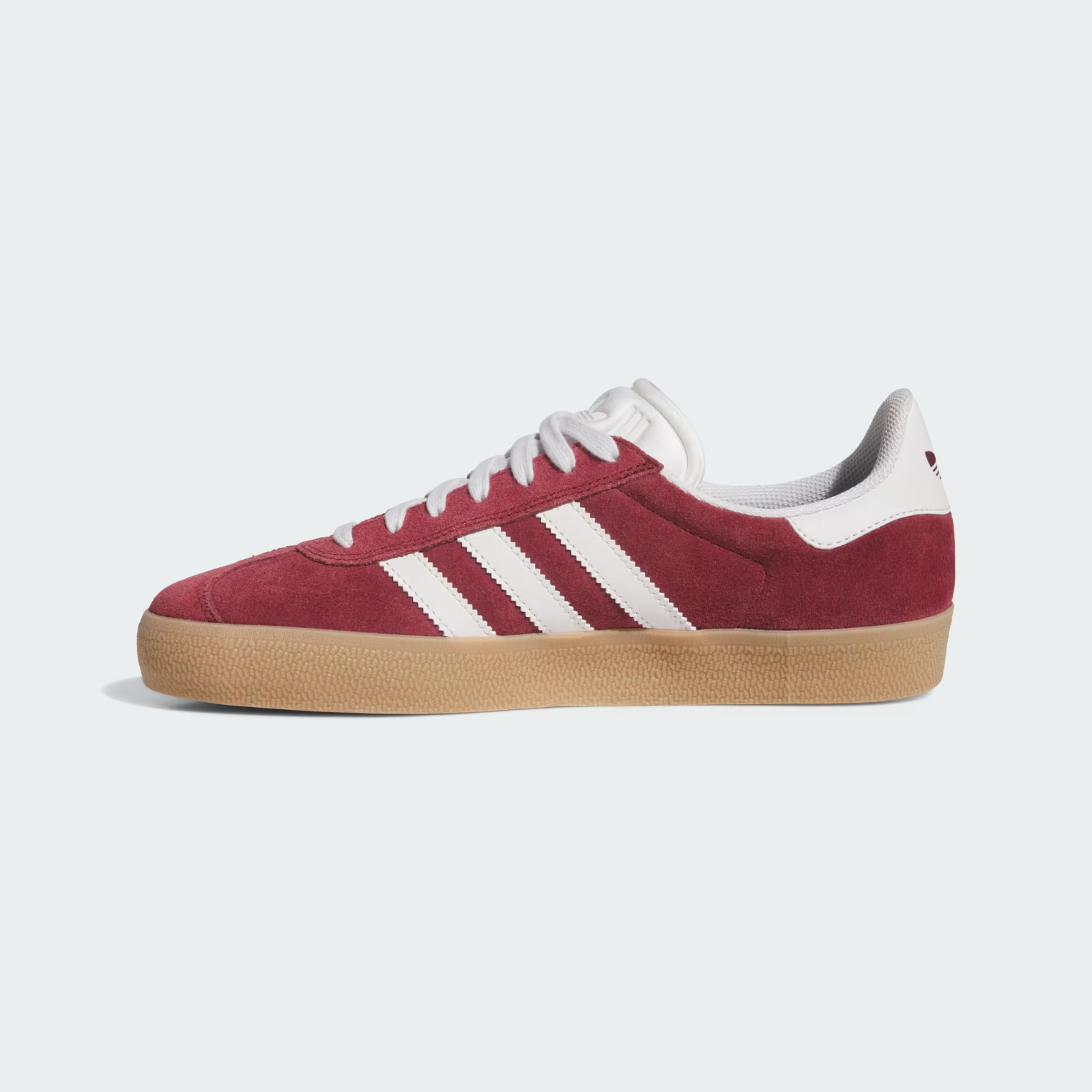 JR2000 adidas Originals Gazelle ADV Shadow Red Crystal White Gold (Men's)
