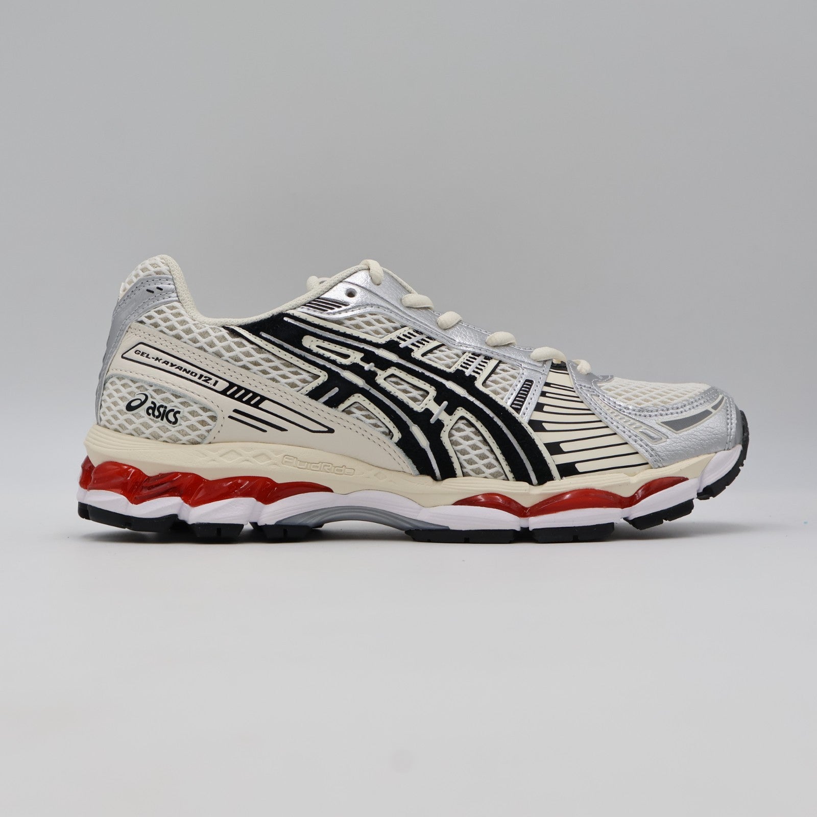 1203B103-100 Lapstone & Hammer Ã Asics Gel-Kayano 12.1 Cream Pure SIlver (Men's)