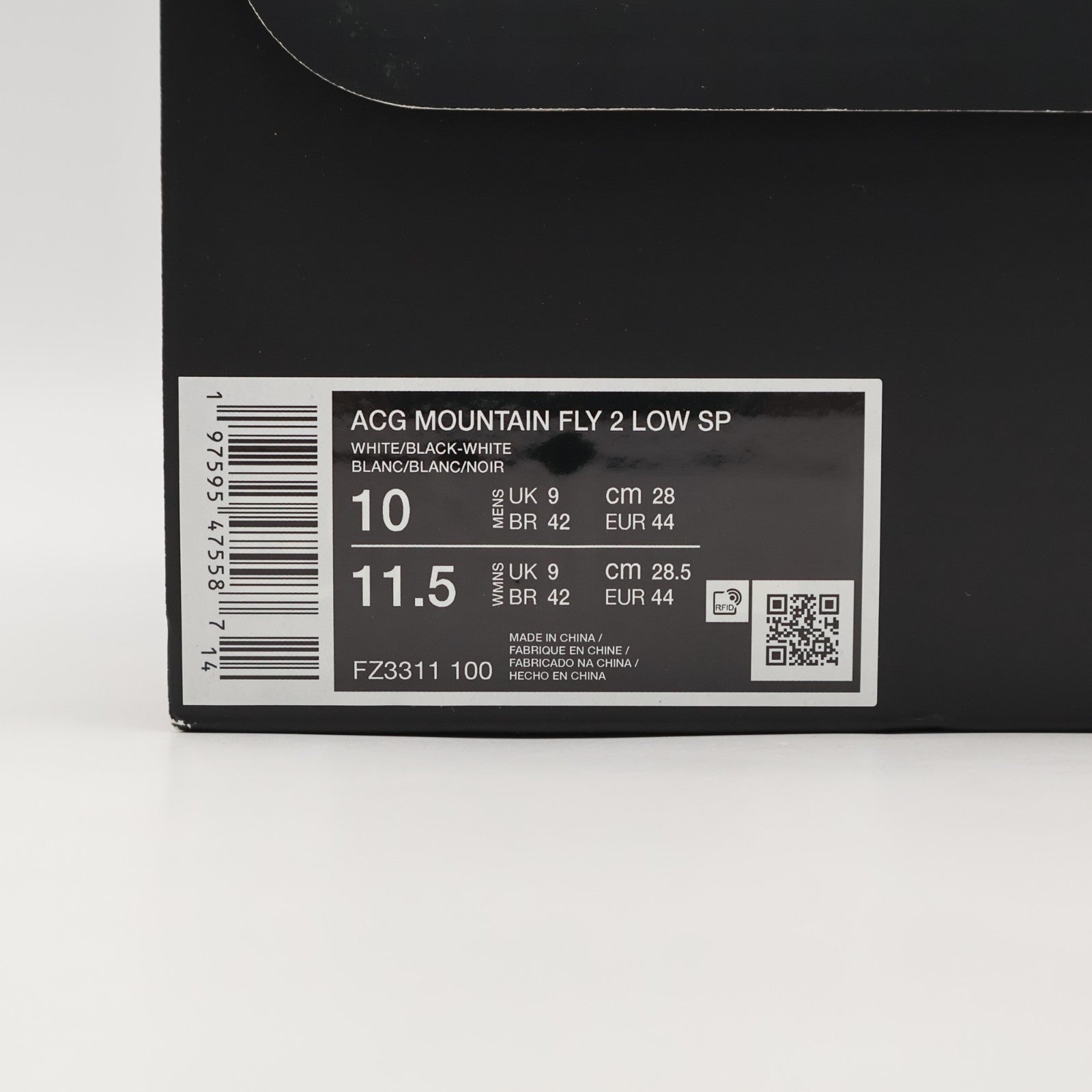 FZ3311-100 COMME des GARCONS HOMME PLUS Nike ACG Mountain Fly 2 Low White (Men's