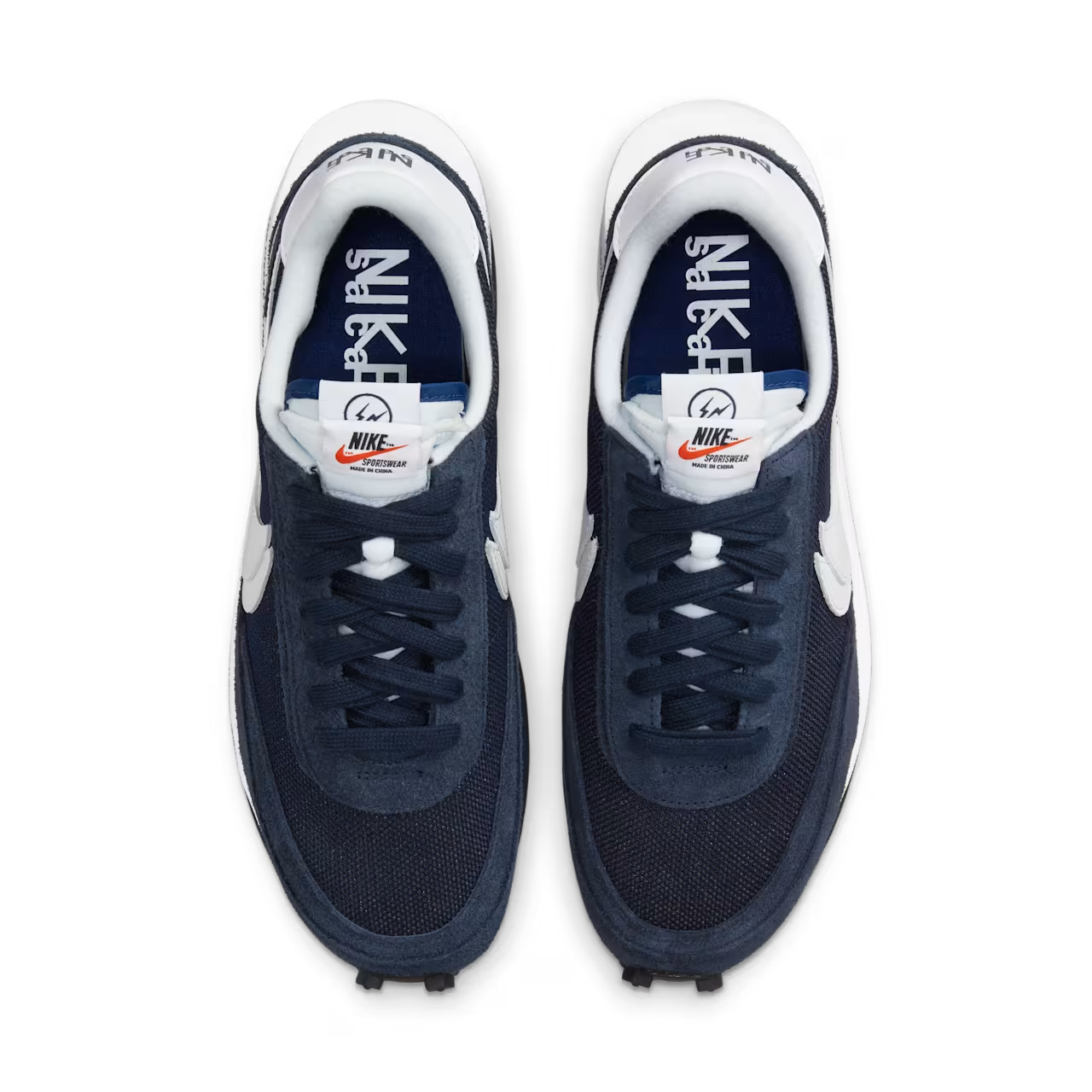 DH2684-400 fragment design Ã sacai Ã Nike LD Waffle "Blackended Blue" (Men's)