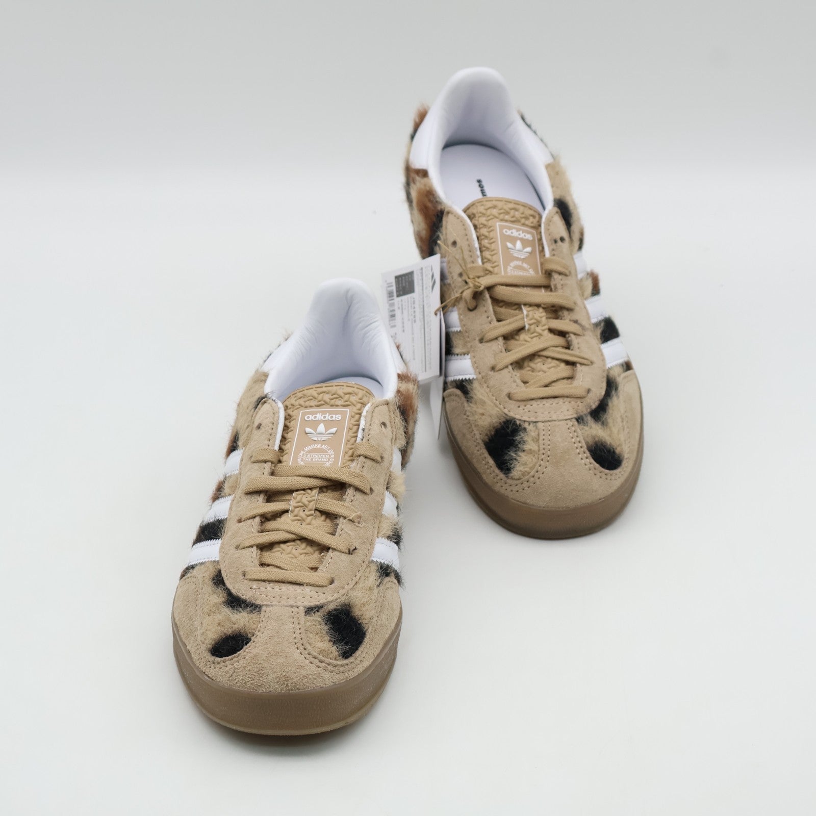 JS4599 atmos pink adidas Originals Gazelle Indoor Trinity Leopard Brown(Women's)