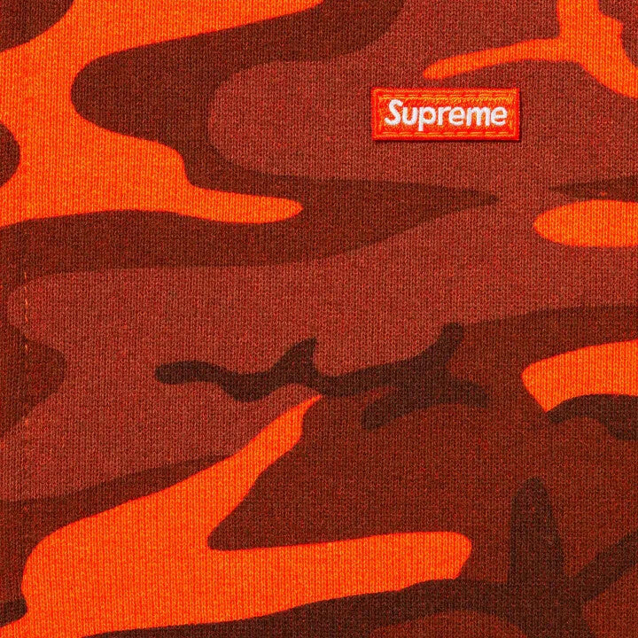 Supreme Small Box Zip Up Hooded Sweatshirt BrightOrangeCamo