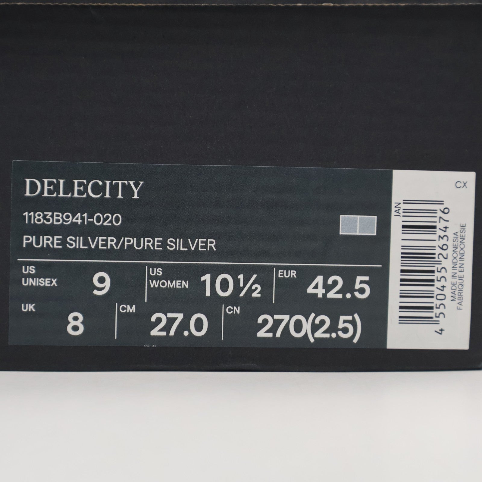 1183B941-020 Onitsuka Tiger Delecity Pure Silver (Men's)