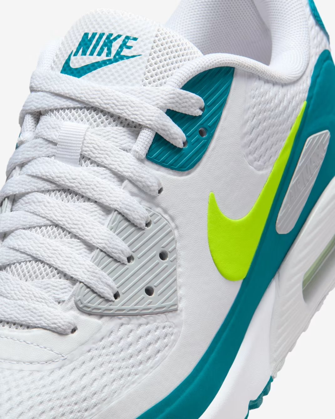 HV9305-104 Nike Air Max 90 Golf White Bright Spruce Volt (Men's)