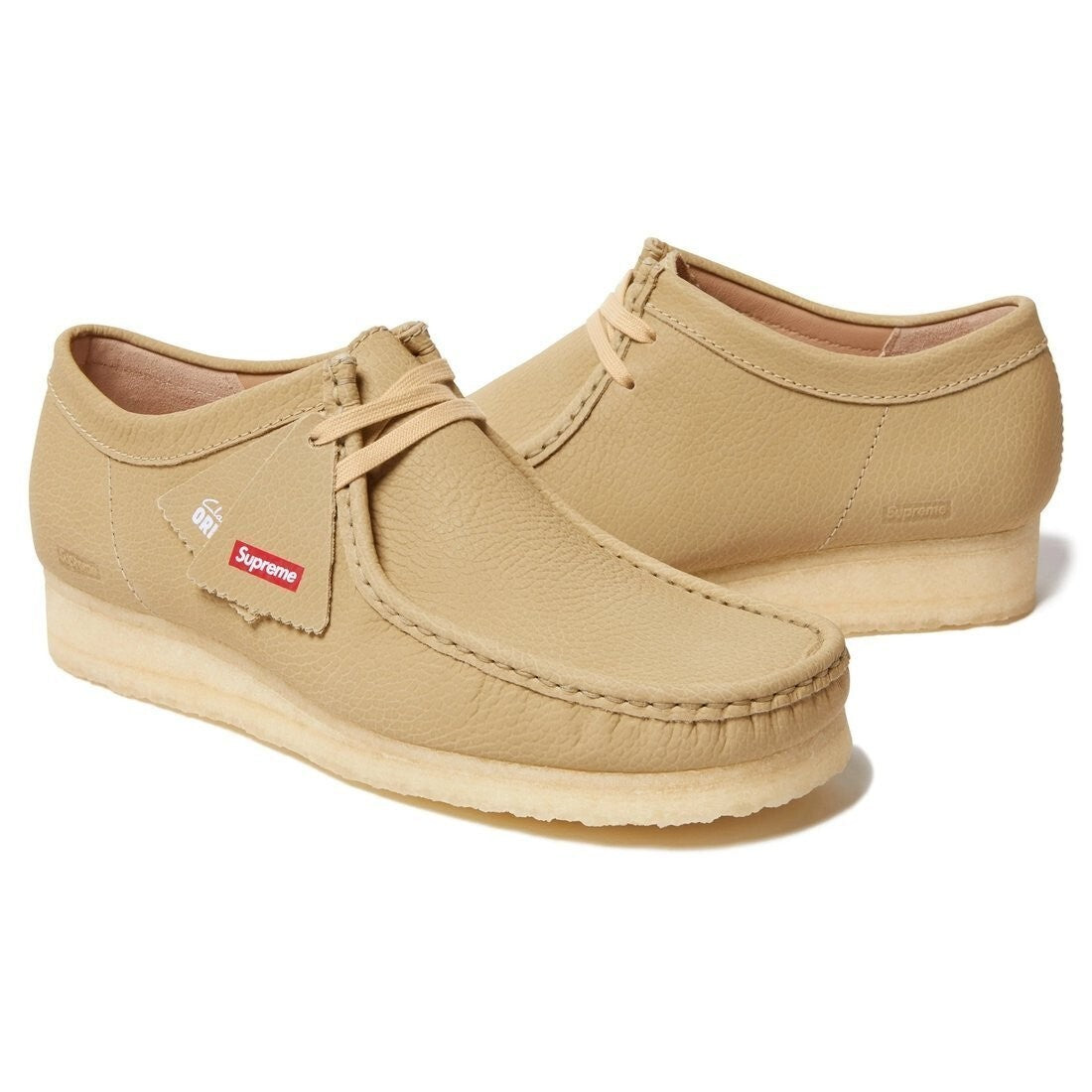 SNDN-SNKR-10276 Supreme Ã Clarks Reflective Wallabee Natural (Men's)