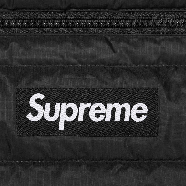 Supreme Micro Down Half Zip Hooded Pullover Black