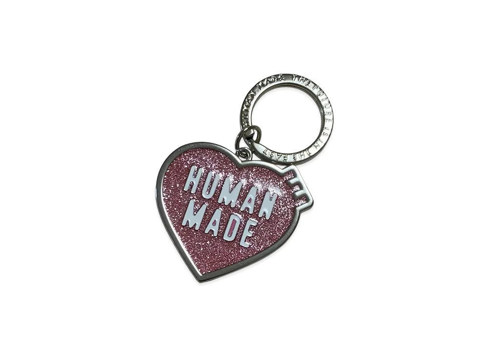 HUMAN MADE Harajuku Exclusive Heart Keyring Pink