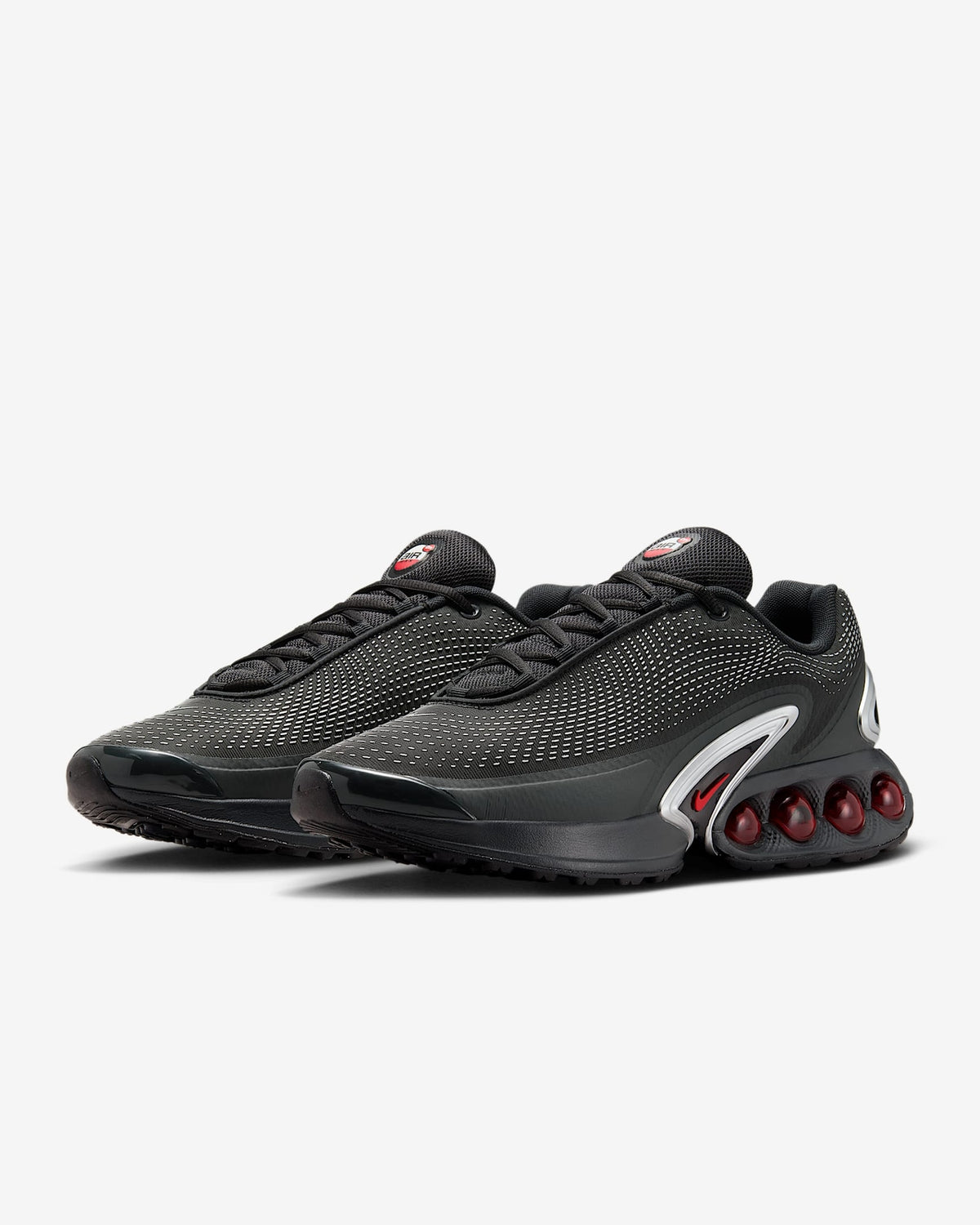 DV3337-016 Nike Air Max DN Black Metallic Silver University Red (Men's)
