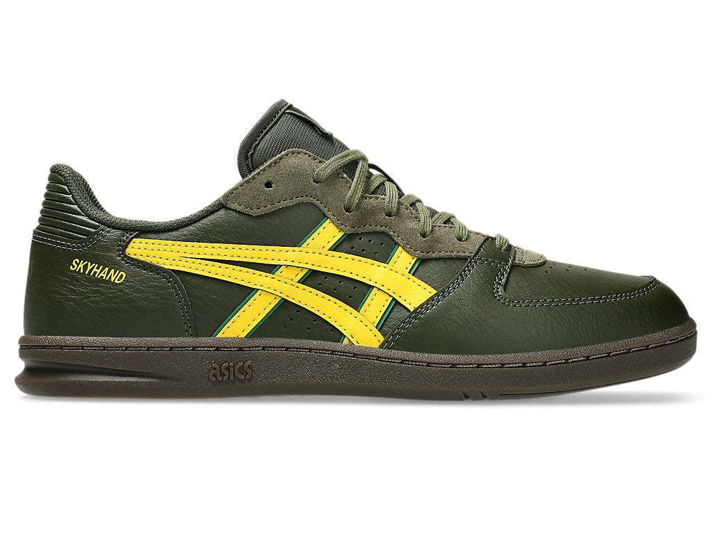 1203A451-301 Asics Skyhand OG Olive Canvas Tai Chi Yellow (Men's)