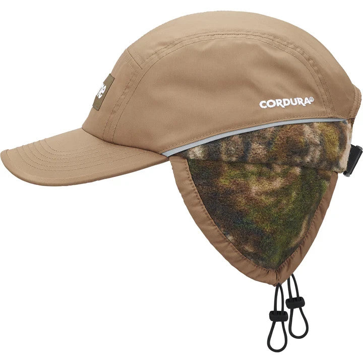Supreme Polartec Lined Packable Earflap Camp Cap Khaki