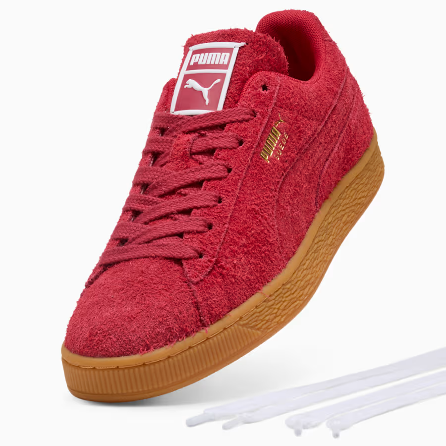 404627-01 Puma Suede Forever "Red Rhythm/Gum" (Men's)