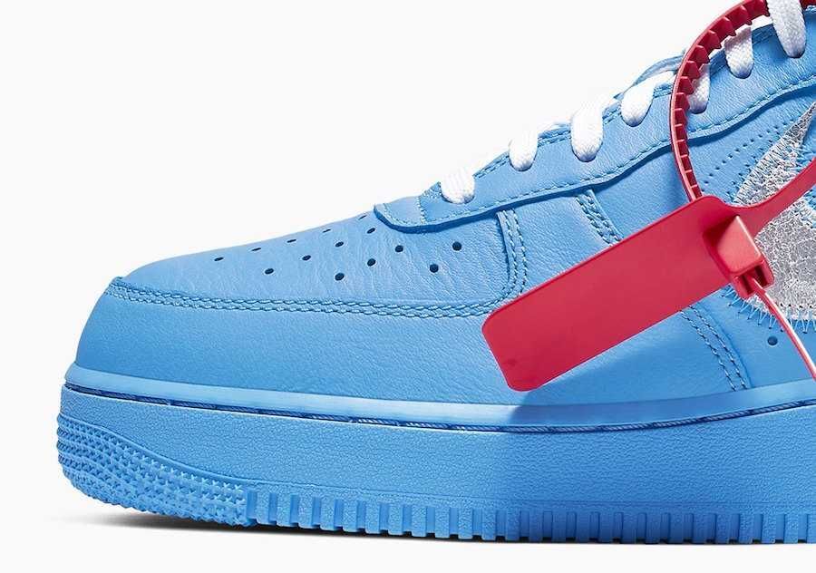 CI1173-400 Off-White Ã Nike Air Force 1 Low MCA University Blue (Men's)