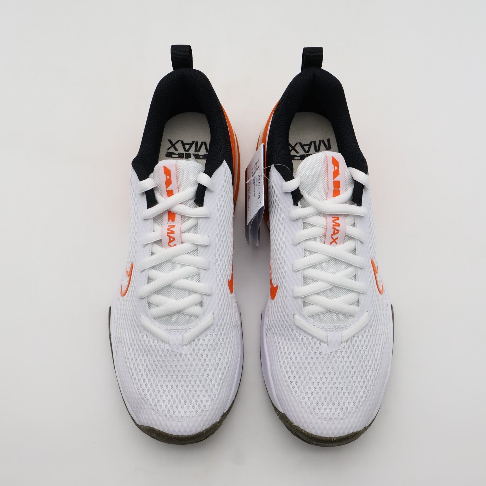 FQ1833-109 Nike Air Max Alpha Trainer 6 White Black Safety Orange (Men's)