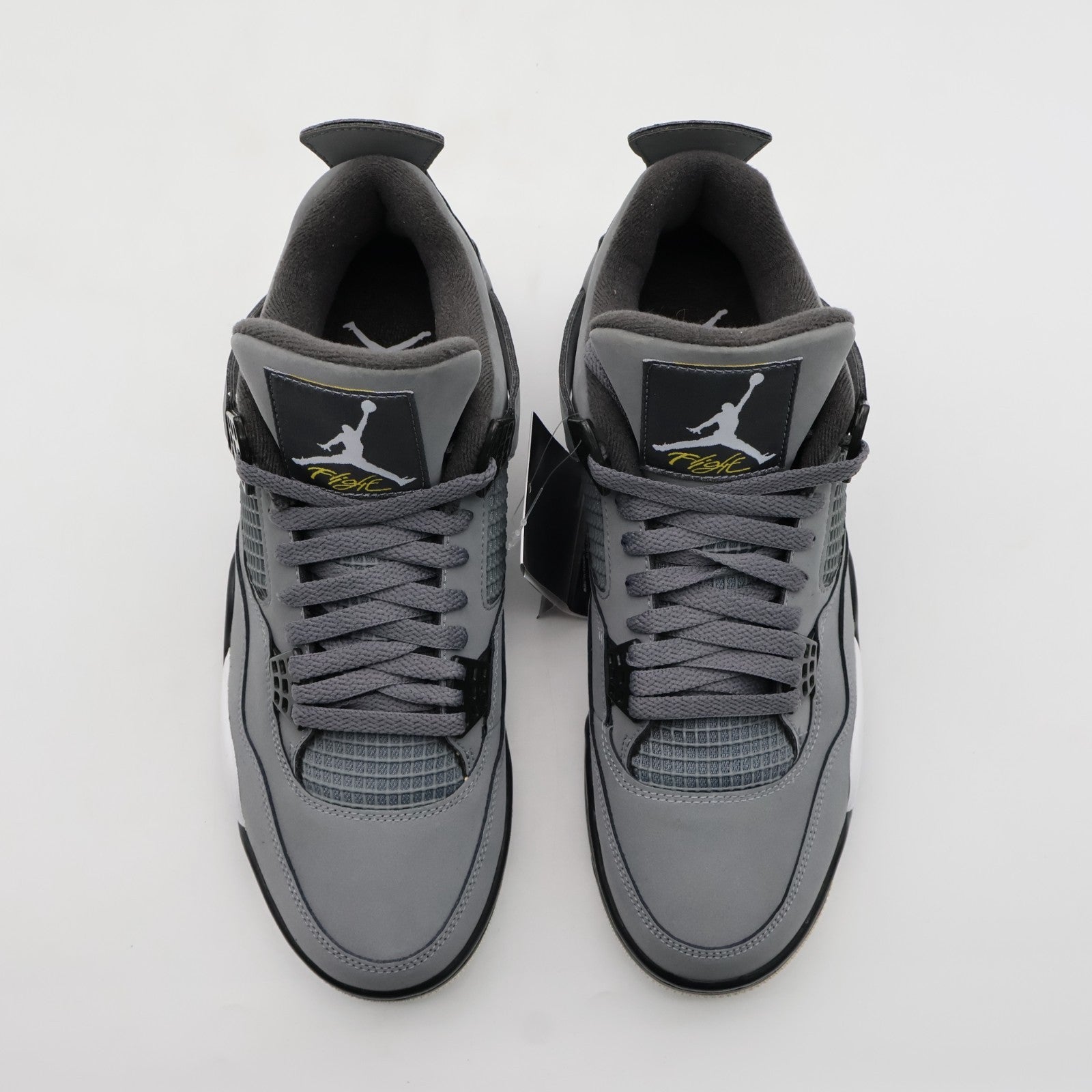 308497-007 Nike Air Jordan 4 Retro Cool Grey Chrome Dark Charcoal White Steel