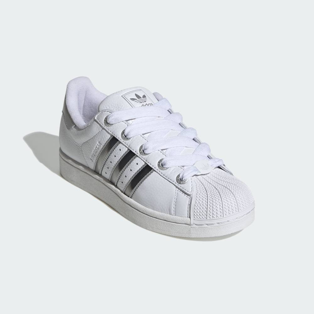 JR4233 adidas Originals  Superstar 2 Cloud White Matte Silver  (Women's)