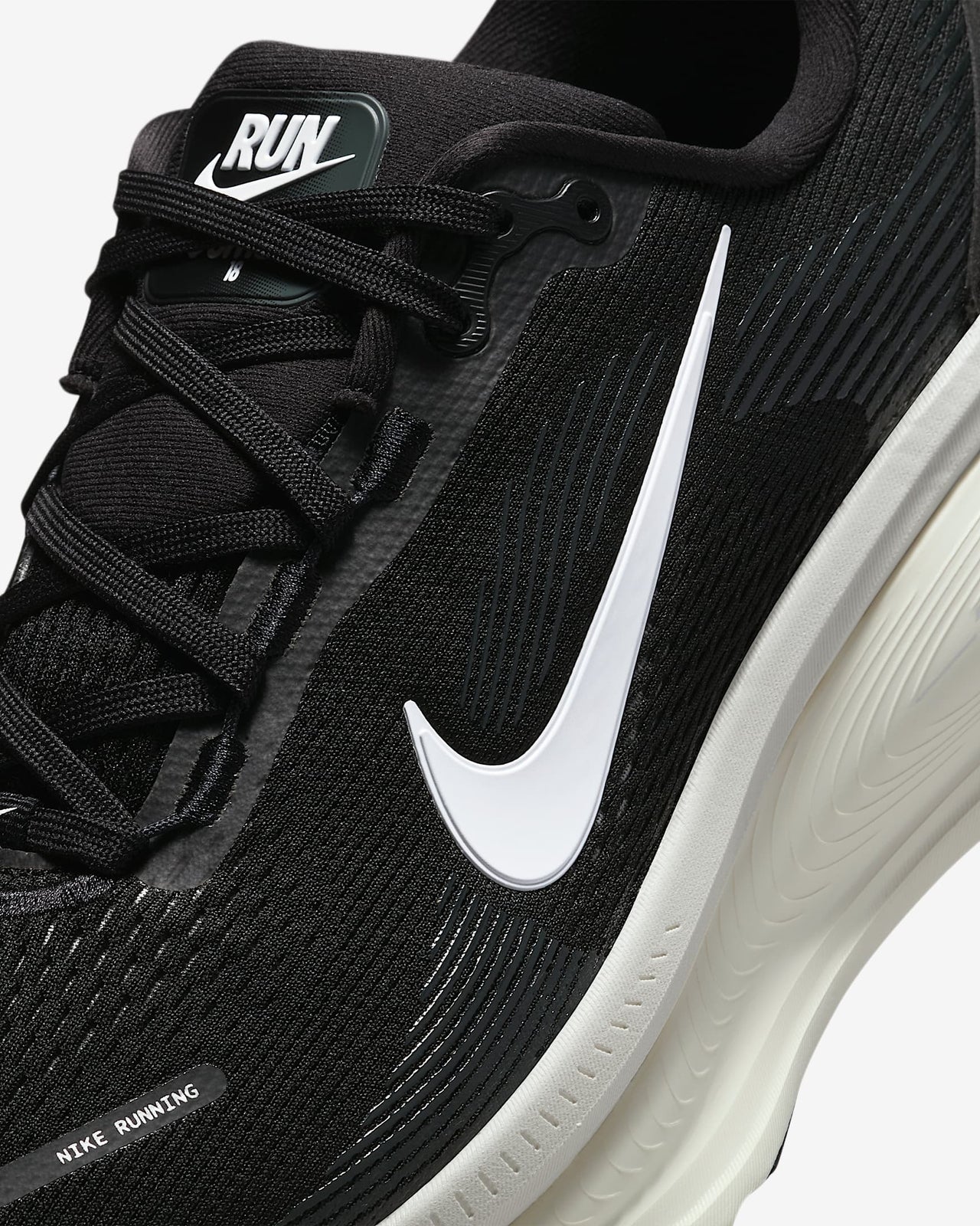 HM6803-007 Nike Vomero 18 Black Coconut Milk Light Iron Ore Summit White (Men's)