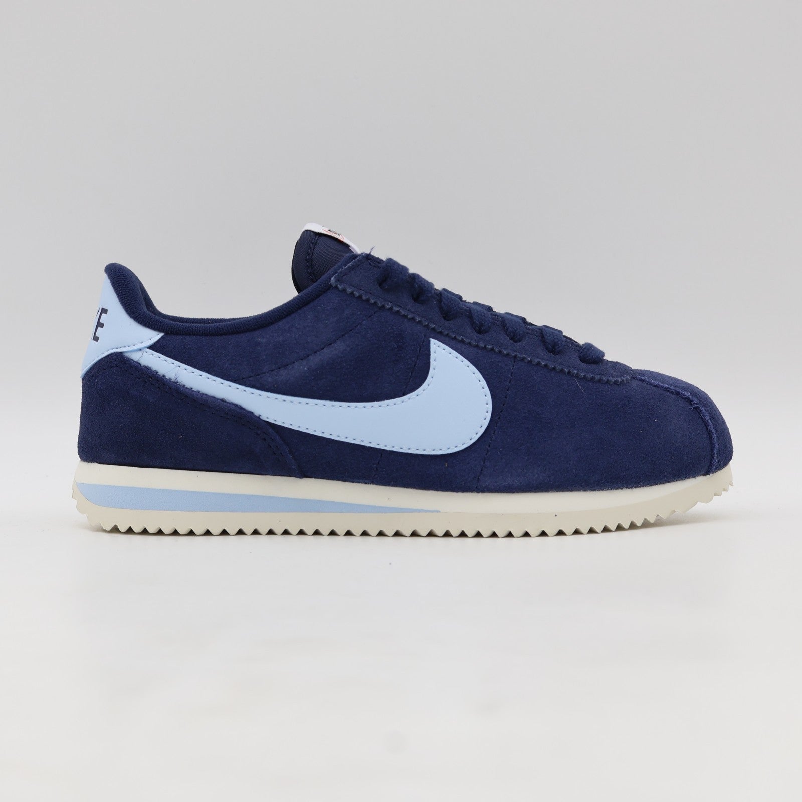 IB1857-400 NIke CORTEZ MIDNIGHT NAVY/CELESTINE BLUE-SAIL (Women's)