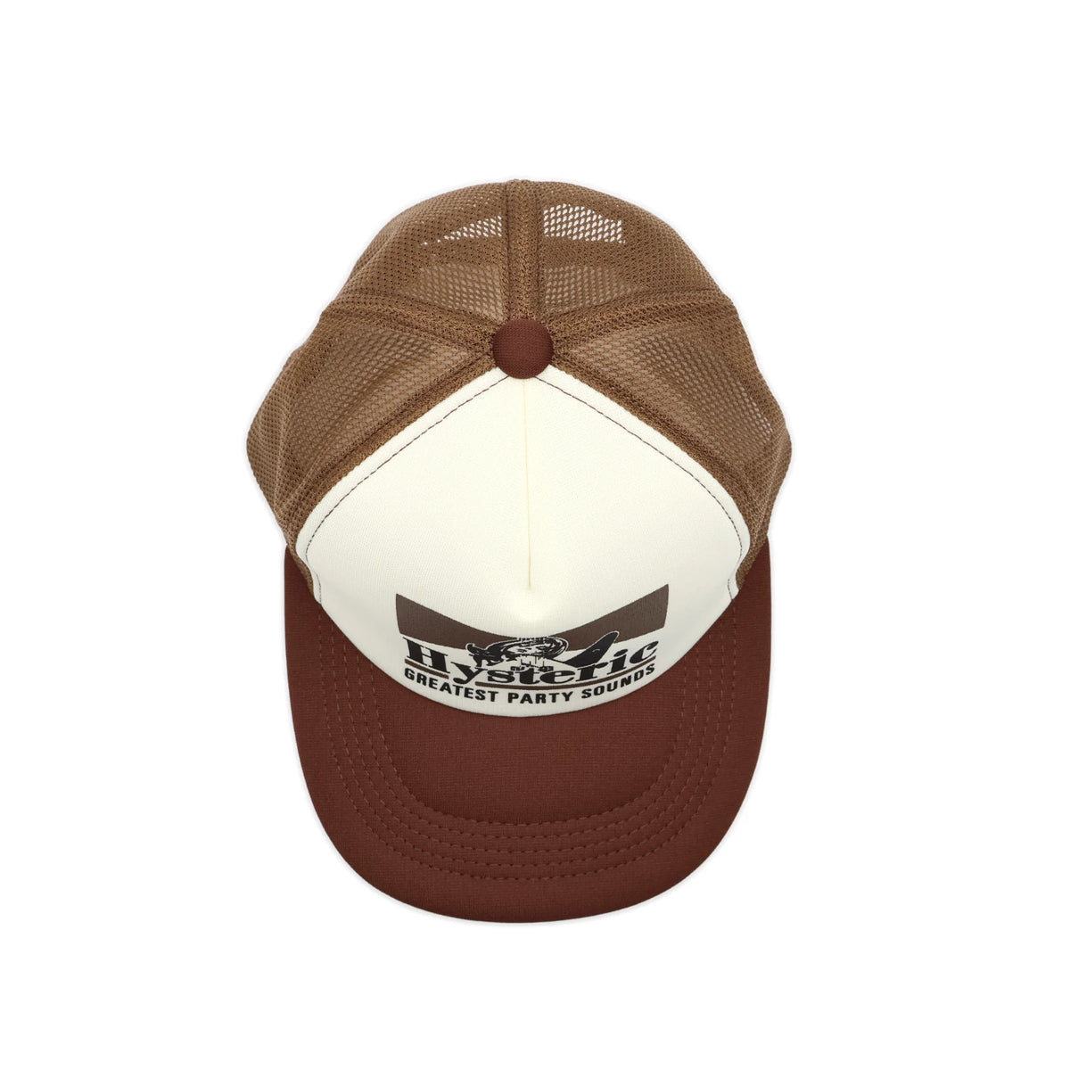 HYSTERIC GLAMOUR Guitar Girl Mesh Cap Brown