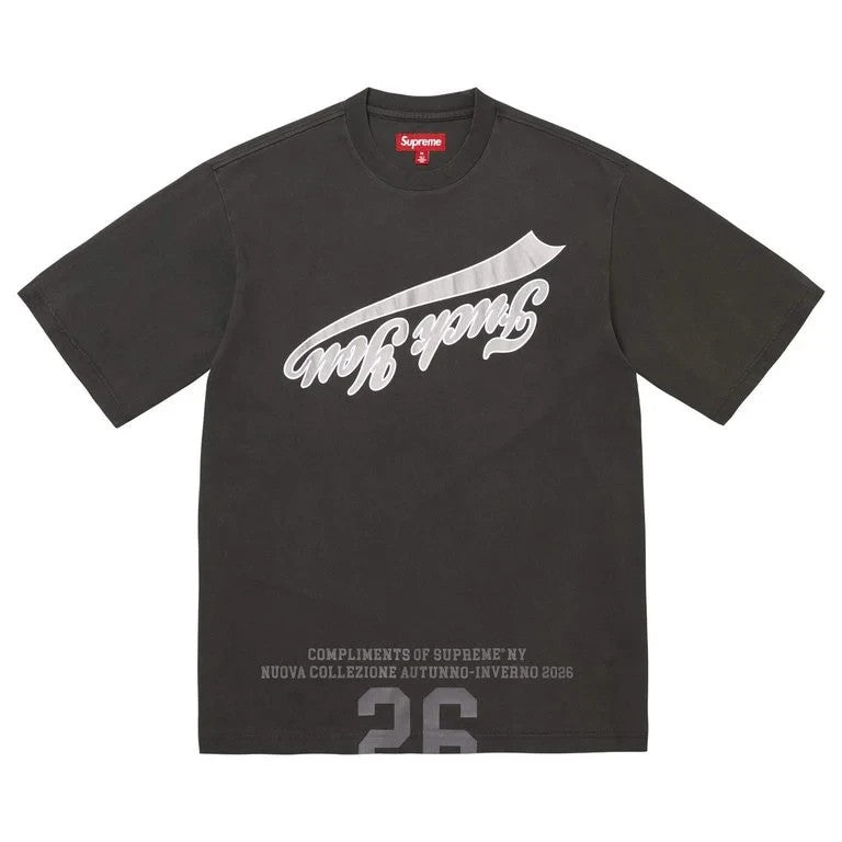 Supreme Cracked Flipped S/S Top Black